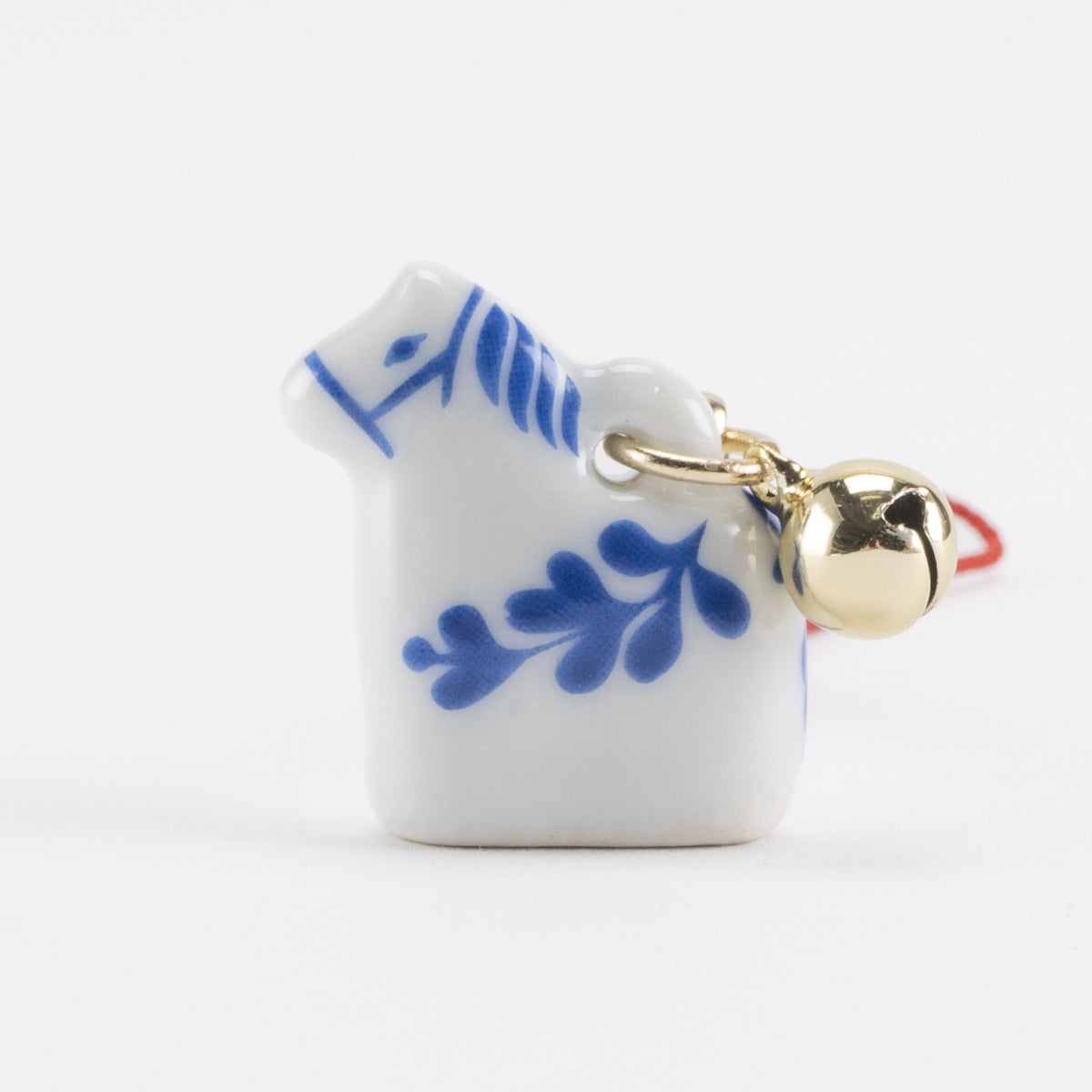 根付キーホルダー（ココロシズカの午・白）