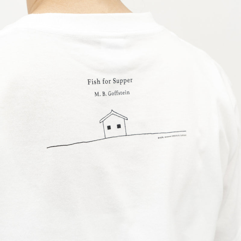 Tシャツ（おさかなごはん・ボート・ホワイト）