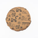 圓形墊子（素描貓）