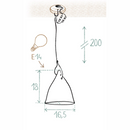 短號吊燈（磨砂）