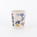 湯呑み（Leaves series スケッチねこたち）