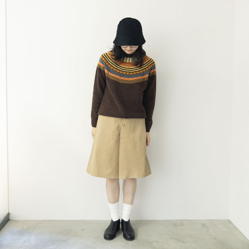 Magic Circle YOKE Sweater (COFFEE)