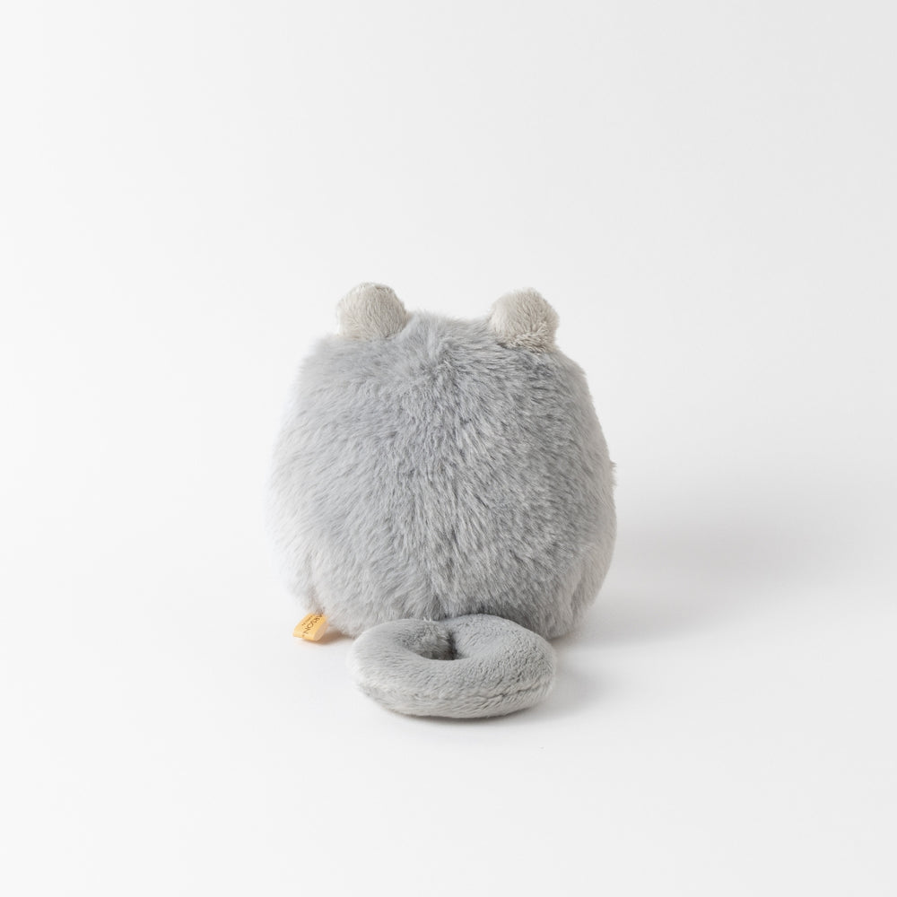 ★ハンドメイド★ ふわふわ ぬいぐるみ（ぐれーのペッパー） 中サイズ グレー ぬいぐるみ ペキニーズ ぬいぐるみ