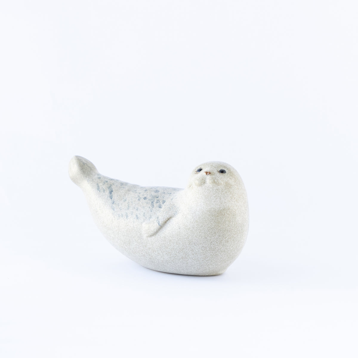 アザラシの民芸品　3点 PM9069 アザラシの親子：おもちゃ：百町森