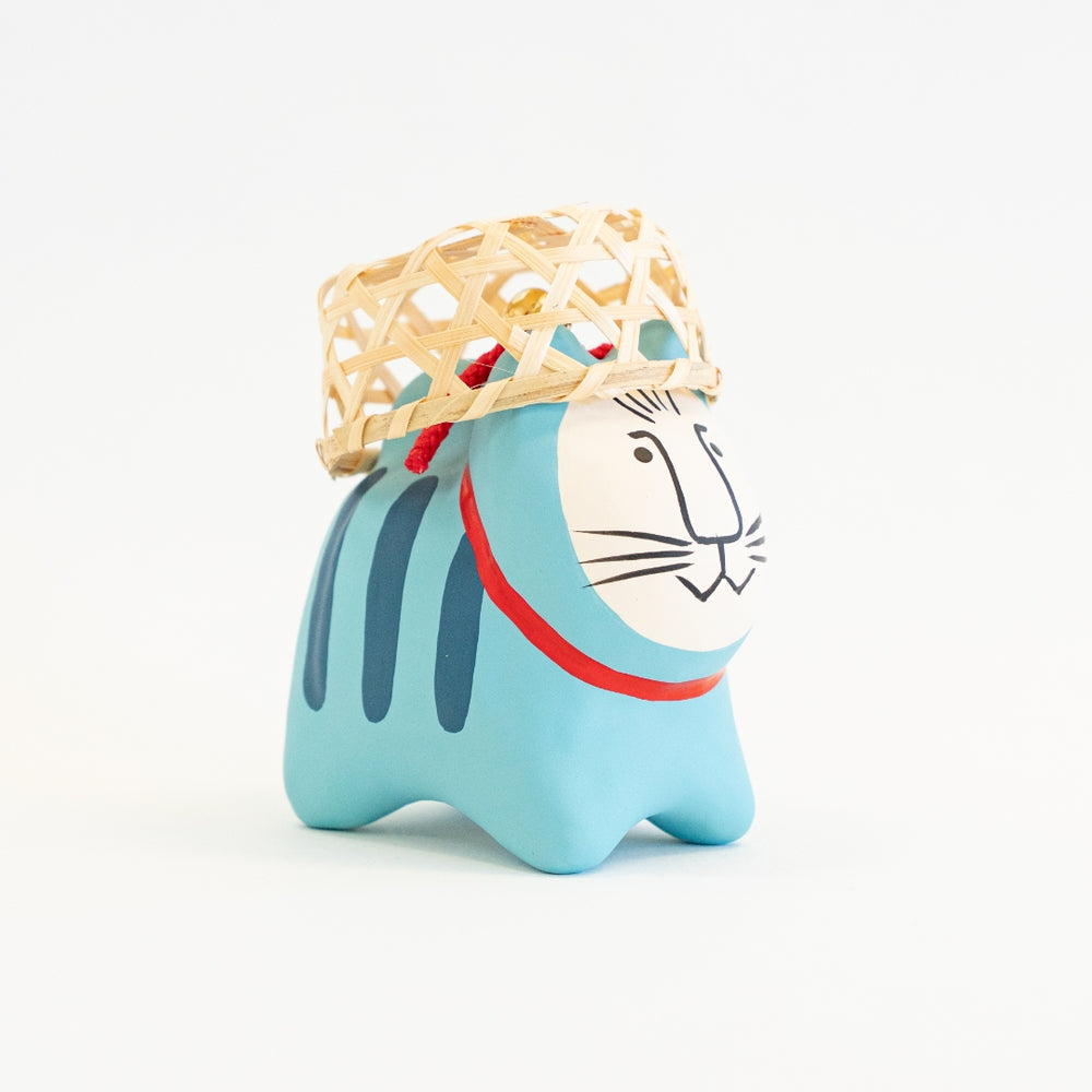 リサ・ラーソンの猫張り子（ミッセ・ブルー）