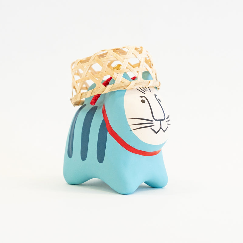 Lisa Larson's cat pile (Missse Blue)