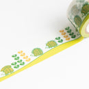 マスキングテープ（25mm・出会いのハリネズミ 野原）