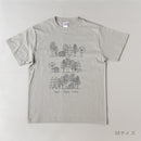 T襯衫（草圖貓和其他葉子系列 /酸藍）