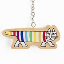 木製ダイカットキーホルダー（マイキー）