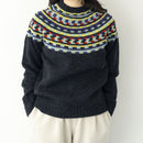 GLITCH YOKE Sweater (Charcoal)