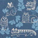 エプロン（スケッチねこたち・ラバー・キッチン）