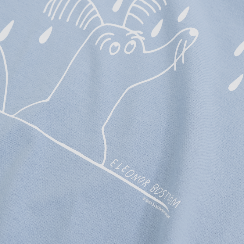 T -shirt (Rainy Dog / Acid Blue)