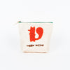 Embroidered pouch