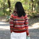 STATIC STRIPE Sweater (Dubonnet)