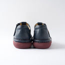 【Lisa Larson × Estacion】ライオン・本革ストラップシューズ（ネイビー）