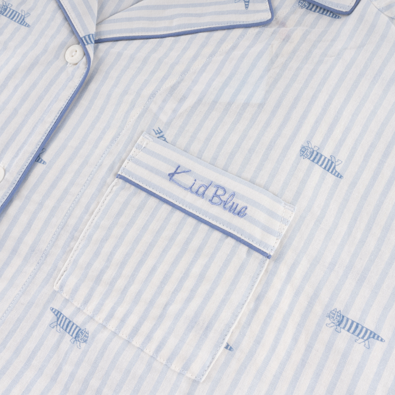 KID BLUE 刺繍デザイン パジャマ M 綿 【公式通販】
