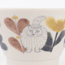 茶碗 （Leaves series スケッチねこたち）