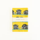 捺染てぬぐい（出会いのはりねずみ・イエロー）