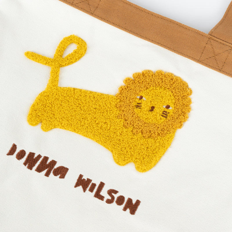 Embroidered mini tote