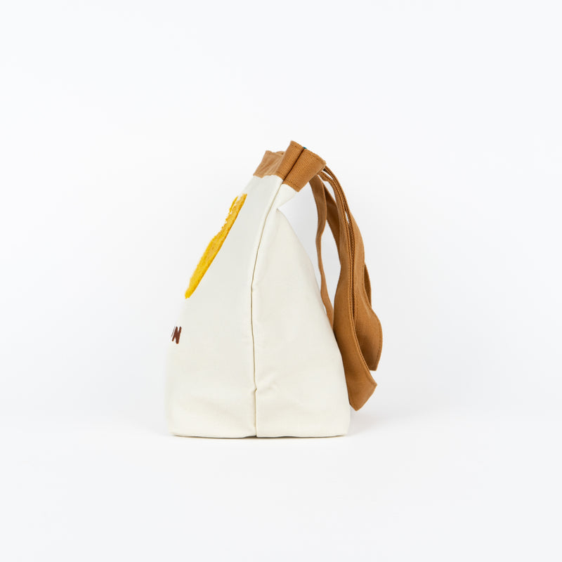 Embroidered mini tote