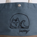 スッシーの刺繍ミニトート