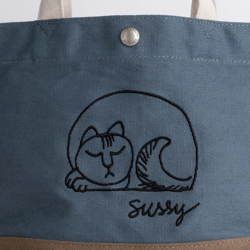 スッシーの刺繍ミニトート