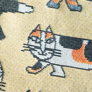 迷你手提袋（很多貓米色）