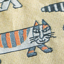 迷你手提袋（很多貓米色）