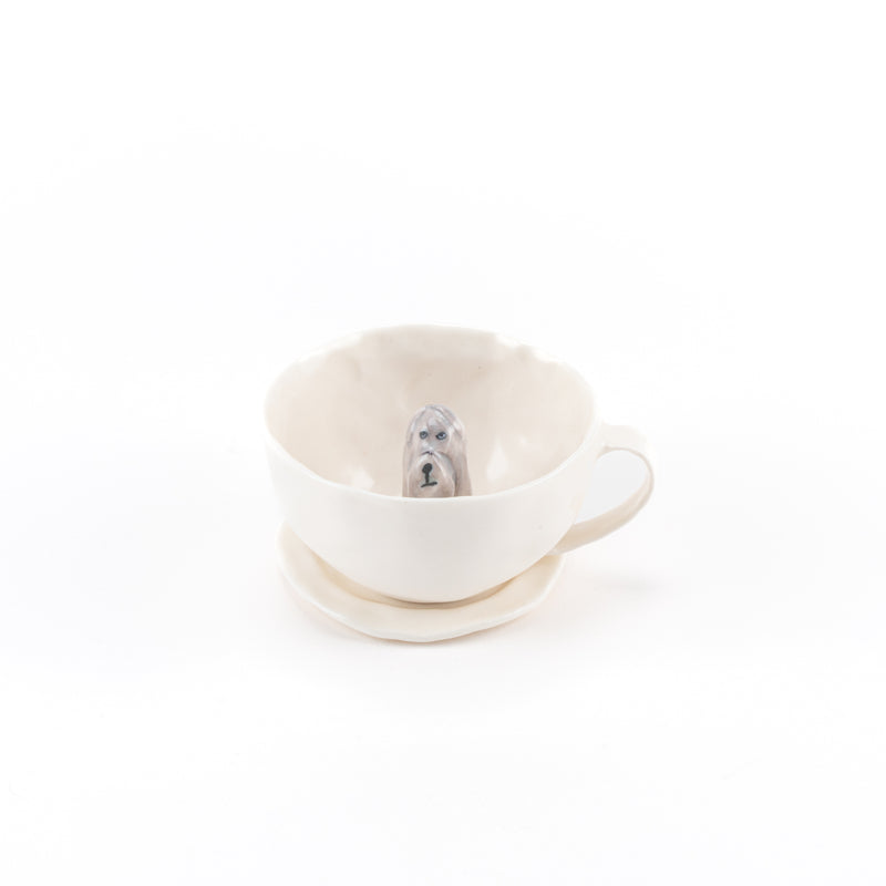 Coffee cup (Terrier, Gray, Pecchi) No.6