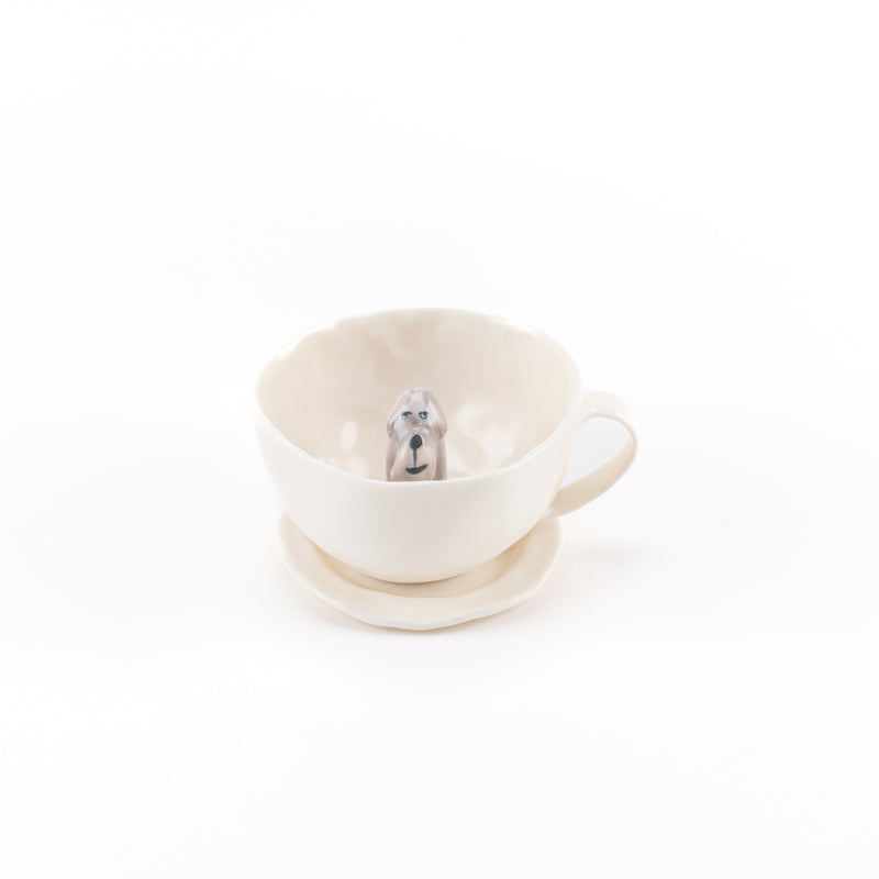 Coffee cup of Happiness (Terrier, Gray Petchi) No.14