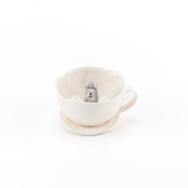 Coffee cup (Terrier, Gray, Pecchi) No.15