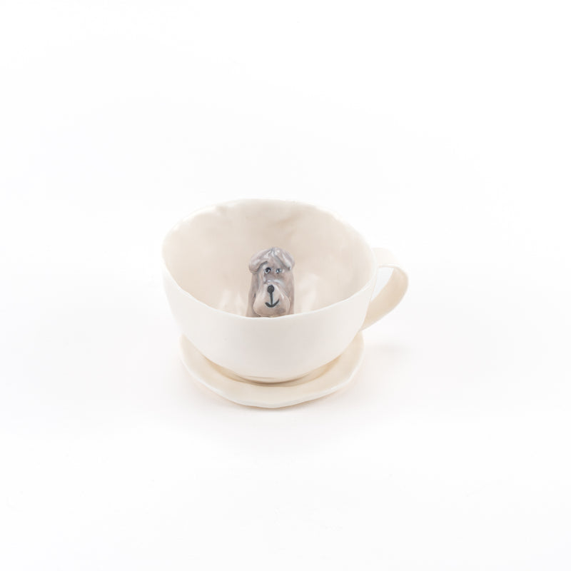 Coffee cup (Terrier, Gray, Pecchi) No.16