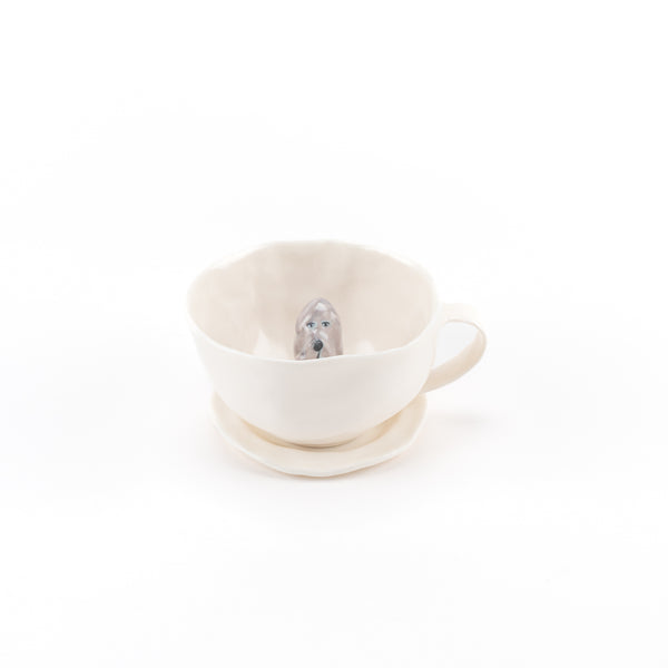 Coffee cup (Terrier, Gray, Pecchi) No.18