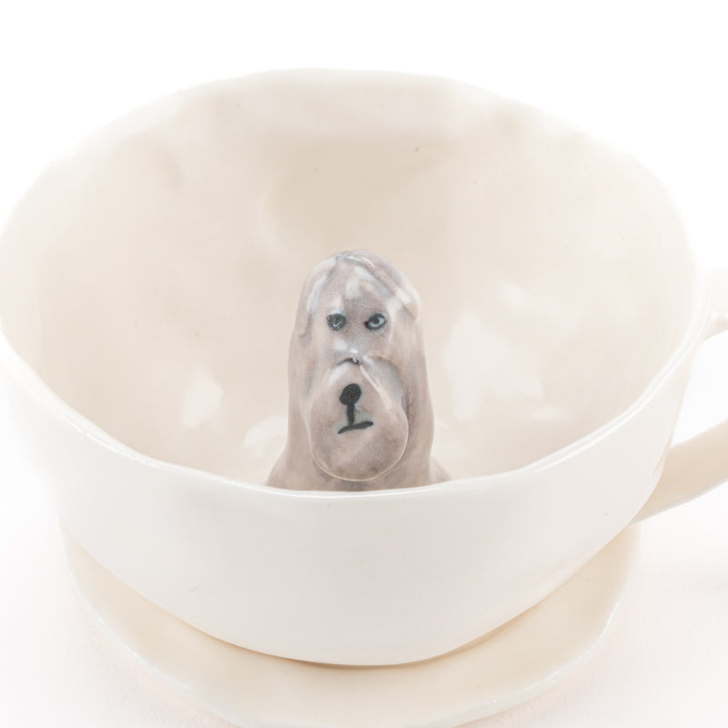 Coffee cup (Terrier, Gray, Pecchi) No.6