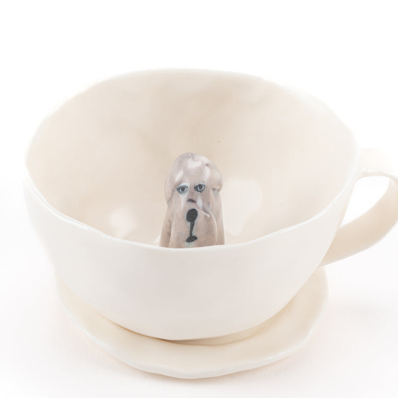 Coffee cup (Terrier, Gray, Pecchi) No.10