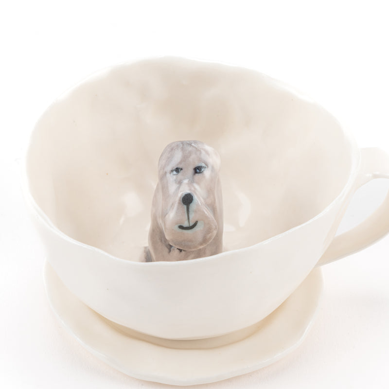 Coffee cup of Happiness (Terrier, Gray Putchi) No.11