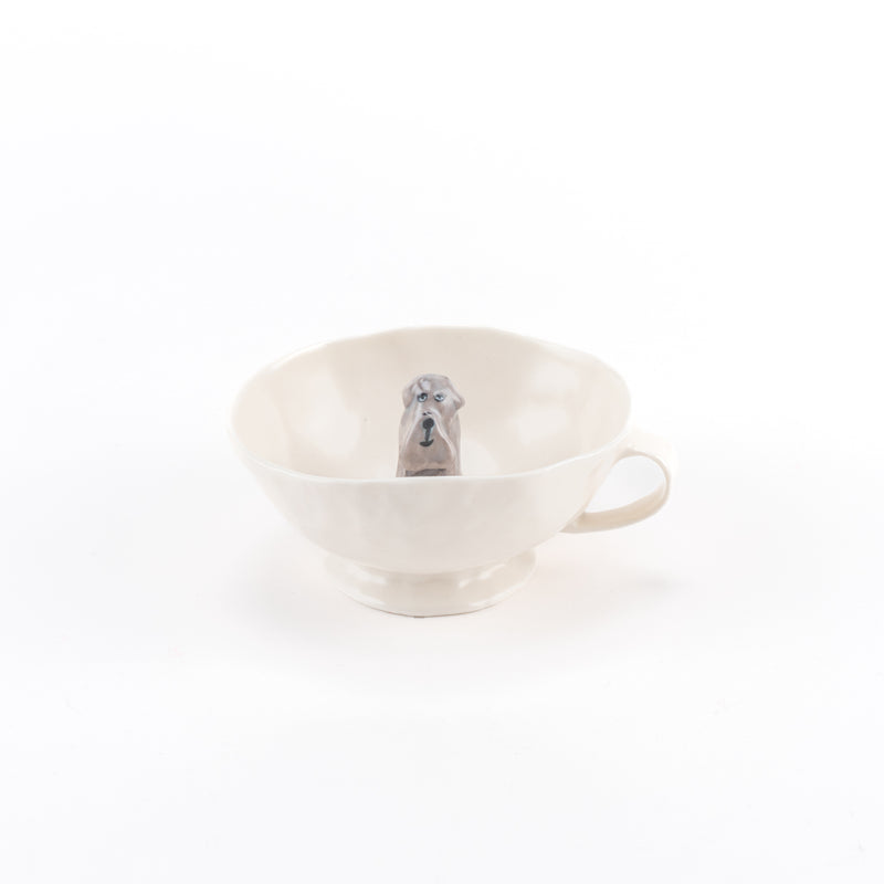 Happy Tea Cup（梗，灰色，Petchi）第4號