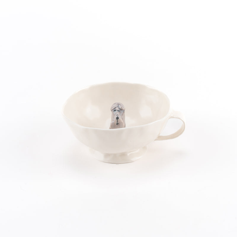 Happy tea cup (Terrier, Gray, Petchi) No.11