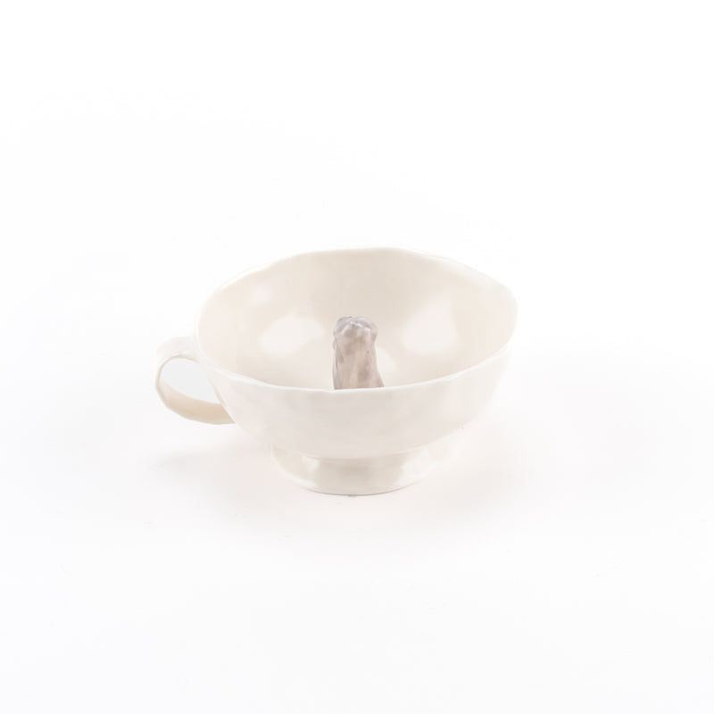 Happy tea cup (Terrier, Gray, Petchi) No.11