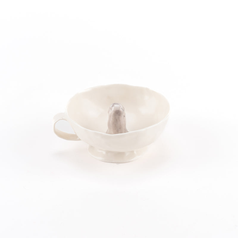 Happy tea cup (Terrier, Gray, Petchi) No.13