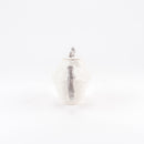 犬の親子のポット（グレー・ぱっちり）NO.1