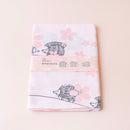 捺染てぬぐい（さくらのはりねずみ）