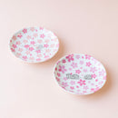 豆皿（波佐見焼・さくらのはりねずみ）