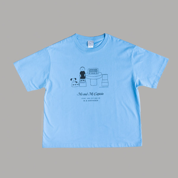 Tシャツ（私と私の船長さんNO.3・サックスブルー）