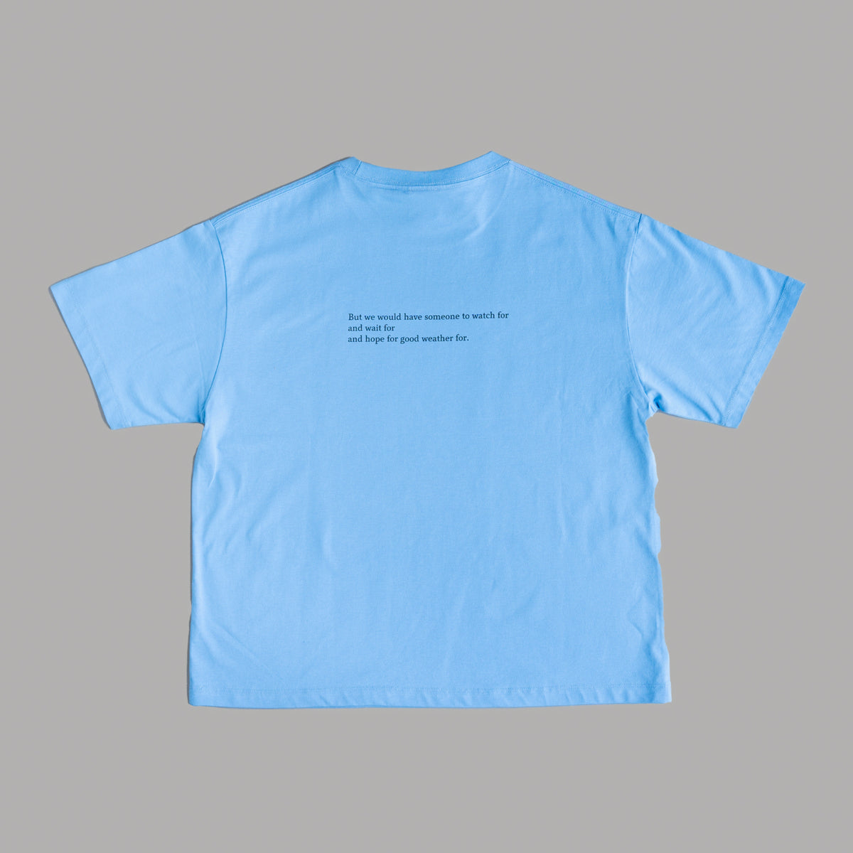 Tシャツ（私と私の船長さんNO.3・サックスブルー）