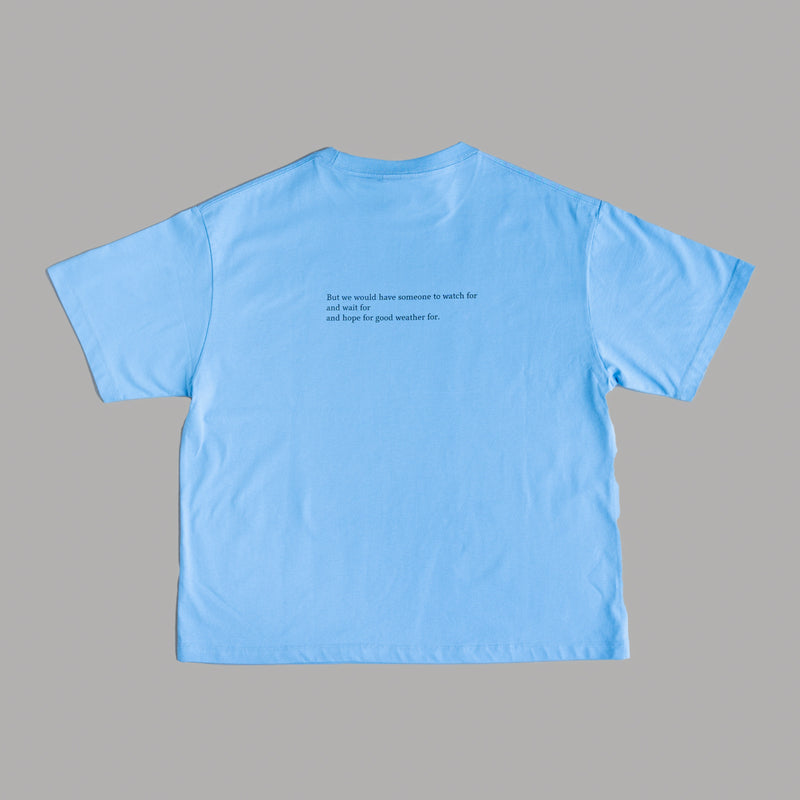Tシャツ（私と私の船長さんNO.3・サックスブルー）