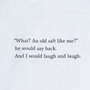 t恤（我和我的船长NO.4白色）