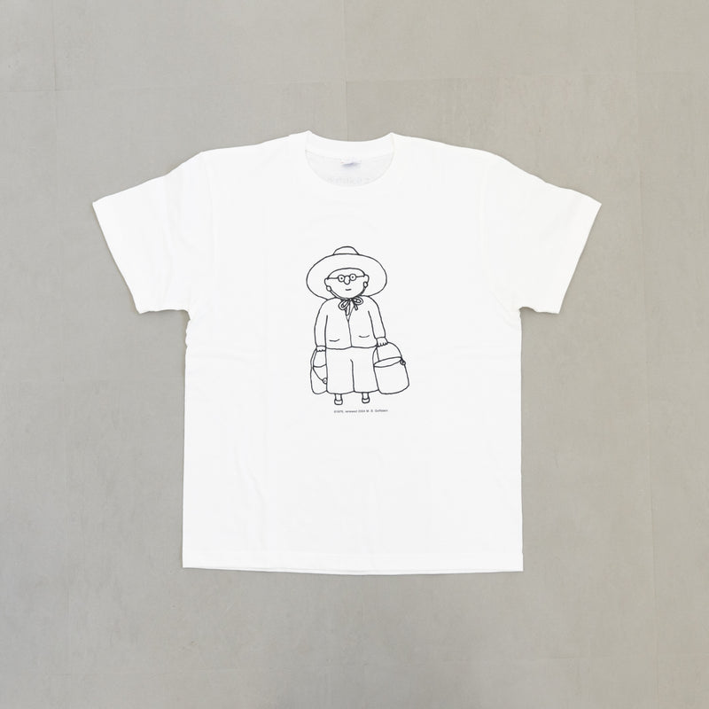 T -shirt (fish rice, vanilla white)