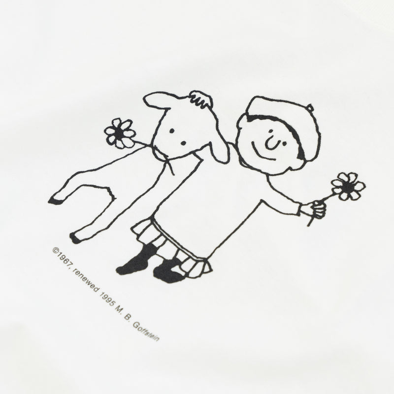 Tシャツ（ブルッキーと彼女の子羊・バニラホワイト）