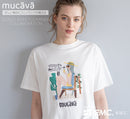 【mucava】キシリトールロゴTシャツ（ホワイト）
